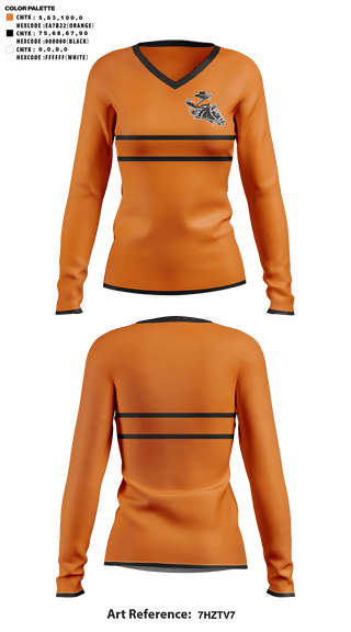 Womens Long Sleeve Vneck Shirt, Fernley High School Cheer, Cheer, Teamtime, Team time, sublimation, custom sports apparel, team uniforms, spirit wear, spiritwear, sports uniforms, custom shirts, team store, custom team store, fundraiser sports, apparel fundraiser