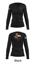 Sanderson High School Football 70828443 Women's Long Sleeve V-neck Shirt - 35