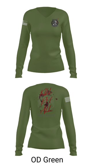 Womens Long Sleeve Vneck Shirt, Bounty hunters, , Teamtime, Team time, sublimation, custom sports apparel, team uniforms, spirit wear, spiritwear, sports uniforms, custom shirts, team store, custom team store, fundraiser sports, apparel fundraiser