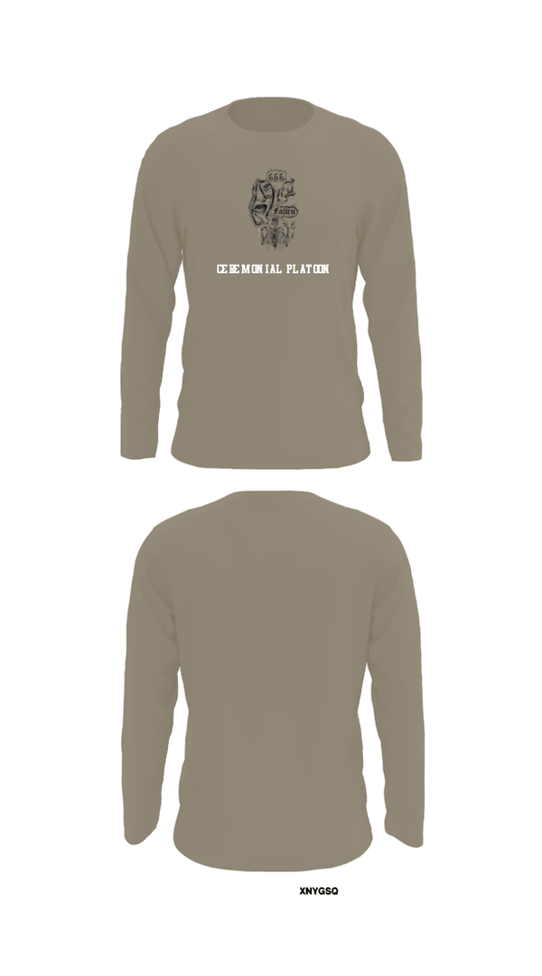 Long Sleeve Performance Shirt, Ceremonial Platoon, Marines, Teamtime, Team time, sublimation, custom sports apparel, team uniforms, spirit wear, spiritwear, sports uniforms, custom shirts, team store, custom team store, fundraiser sports, apparel fundraiser