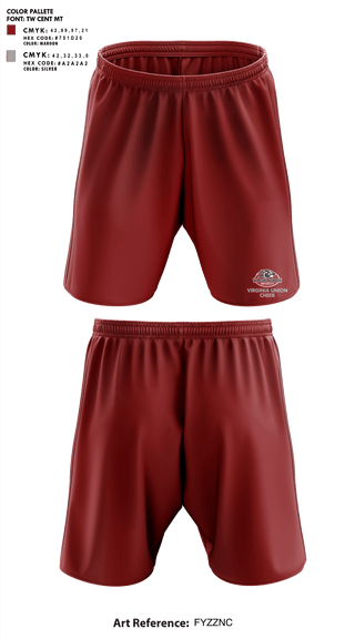 Athletic Shorts With Pockets, Virginia Union University Cheer, Cheer, Teamtime, Team time, sublimation, custom sports apparel, team uniforms, spirit wear, spiritwear, sports uniforms, custom shirts, team store, custom team store, fundraiser sports, apparel fundraiser