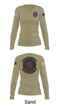 100th Battalion 442nd Infantry Delta dragons 60081058 Women's Long Sleeve V-neck Shirt - 97