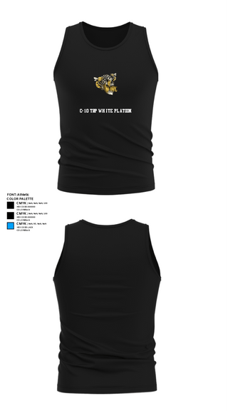 Tank Top, C-10 TRP white platoon, Army, Teamtime, Team time, sublimation, custom sports apparel, team uniforms, spirit wear, spiritwear, sports uniforms, custom shirts, team store, custom team store, fundraiser sports, apparel fundraiser