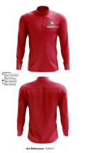 Anniston High School 66349692 Quarter Zip Jacket - 6