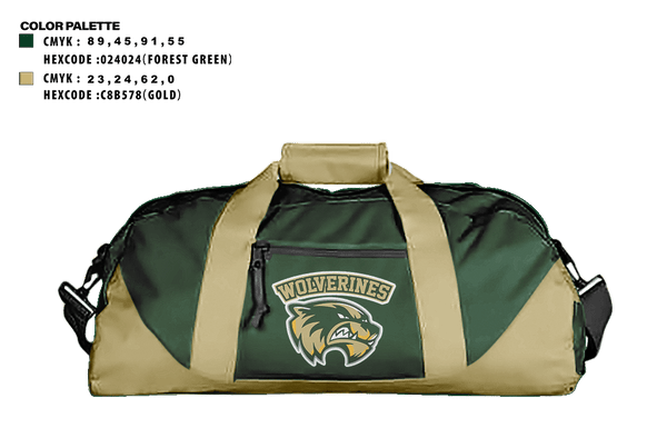 Duffle Bag, Wolverines, , Teamtime, Team time, sublimation, custom sports apparel, team uniforms, spirit wear, spiritwear, sports uniforms, custom shirts, team store, custom team store, fundraiser sports, apparel fundraiser