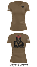 3rd squad 34801732 Women's Short Sleeve V-neck Shirt - 8