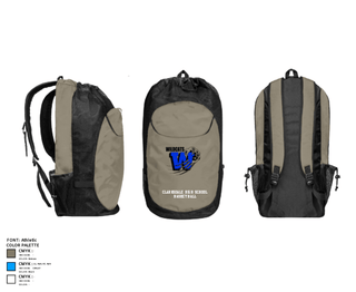 Gear Bag, Clarksdale High School Basketball, Men's Basketball, Teamtime, Team time, sublimation, custom sports apparel, team uniforms, spirit wear, spiritwear, sports uniforms, custom shirts, team store, custom team store, fundraiser sports, apparel fundraiser