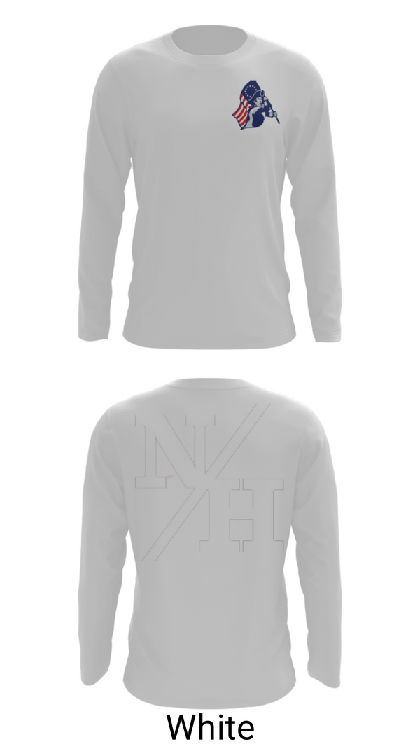 Long Sleeve Performance Shirt, Nathan Hale High School Baseball, Baseball, Teamtime, Team time, sublimation, custom sports apparel, team uniforms, spirit wear, spiritwear, sports uniforms, custom shirts, team store, custom team store, fundraiser sports, apparel fundraiser