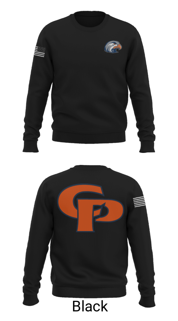 Crew Neck Sweatshirt, College Place High School Cross Country, Cross Country, Teamtime, Team time, sublimation, custom sports apparel, team uniforms, spirit wear, spiritwear, sports uniforms, custom shirts, team store, custom team store, fundraiser sports, apparel fundraiser