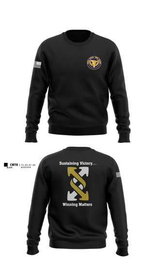 Crew Neck Sweatshirt, 143rd ESC, , Teamtime, Team time, sublimation, custom sports apparel, team uniforms, spirit wear, spiritwear, sports uniforms, custom shirts, team store, custom team store, fundraiser sports, apparel fundraiser
