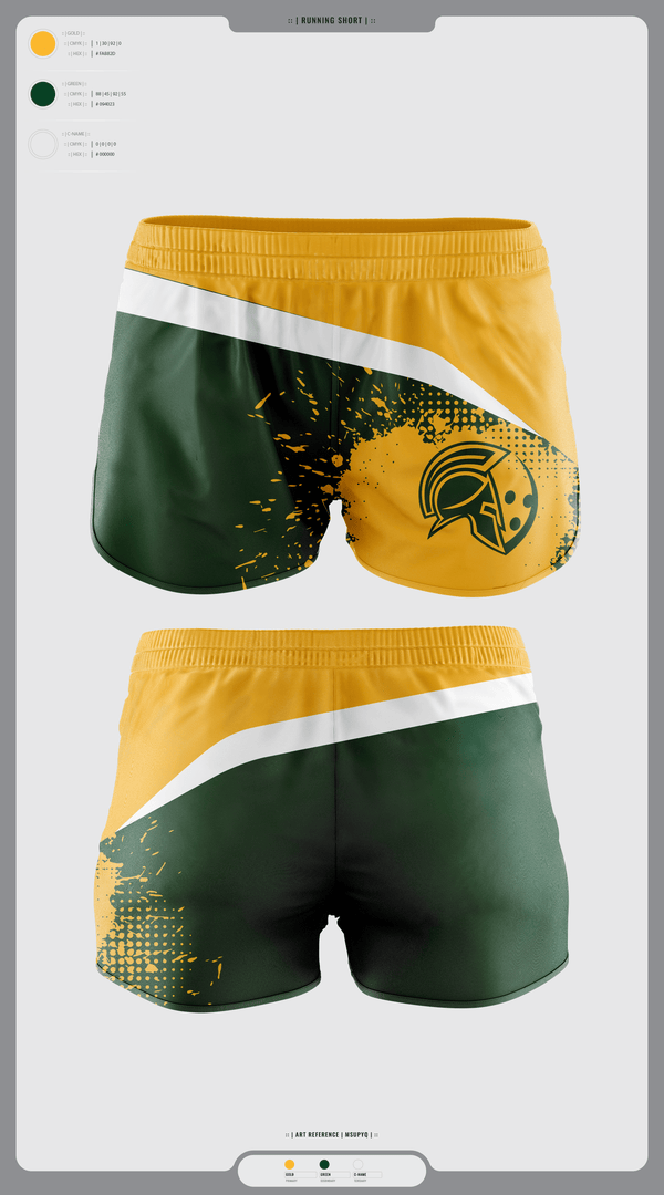 Womens Shorts, Glenbrook North Spartan Bowling, Bowling, Teamtime, Team time, sublimation, custom sports apparel, team uniforms, spirit wear, spiritwear, sports uniforms, custom shirts, team store, custom team store, fundraiser sports, apparel fundraiser