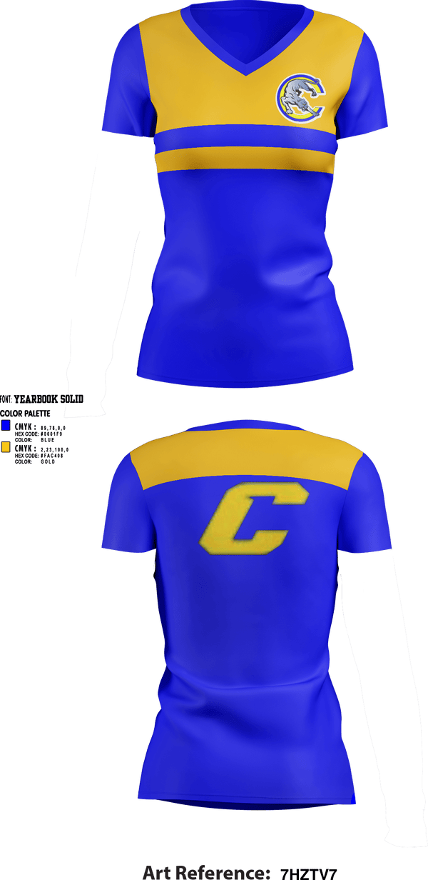 Womens Short Sleeve Vneck Shirt, Crisp County High School Cheer, Cheer, Teamtime, Team time, sublimation, custom sports apparel, team uniforms, spirit wear, spiritwear, sports uniforms, custom shirts, team store, custom team store, fundraiser sports, apparel fundraiser