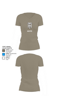 Agates 75737074 Women's Short Sleeve V-neck Shirt - 25