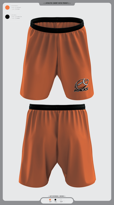 Hyacks Football 75813523 Athletic Shorts With Pockets - 1