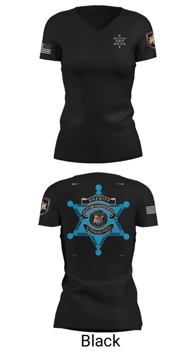 C.I.B. 14184505 Women's Short Sleeve V-neck Shirt - 20