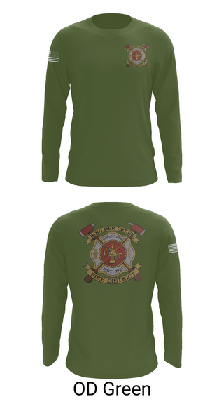 Long Sleeve Performance Shirt, Boulder creek fire, , Teamtime, Team time, sublimation, custom sports apparel, team uniforms, spirit wear, spiritwear, sports uniforms, custom shirts, team store, custom team store, fundraiser sports, apparel fundraiser