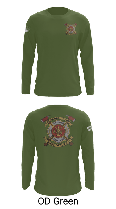 Boulder creek fire 92680239 Long Sleeve Performance Shirt 46