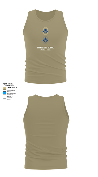 Tank Top, Oconto High School Basketball, Men's Basketball, Teamtime, Team time, sublimation, custom sports apparel, team uniforms, spirit wear, spiritwear, sports uniforms, custom shirts, team store, custom team store, fundraiser sports, apparel fundraiser