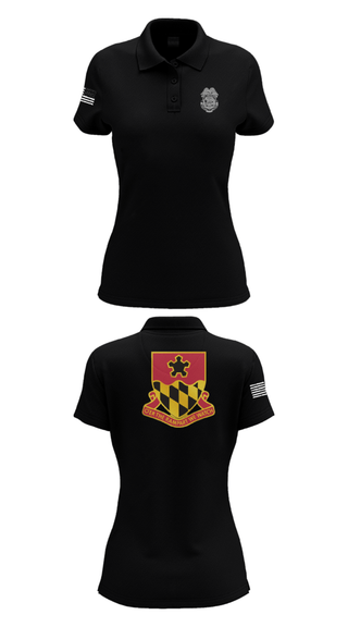 Women's Short Sleeve Performance Polo, 2nd MTB/70th RTI, Army, Teamtime, Team time, sublimation, custom sports apparel, team uniforms, spirit wear, spiritwear, sports uniforms, custom shirts, team store, custom team store, fundraiser sports, apparel fundraiser