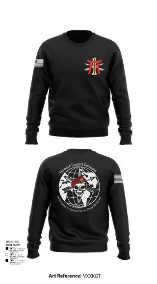 Crew Neck Sweatshirt, FSC 1-1SFG, Army, Teamtime, Team time, sublimation, custom sports apparel, team uniforms, spirit wear, spiritwear, sports uniforms, custom shirts, team store, custom team store, fundraiser sports, apparel fundraiser