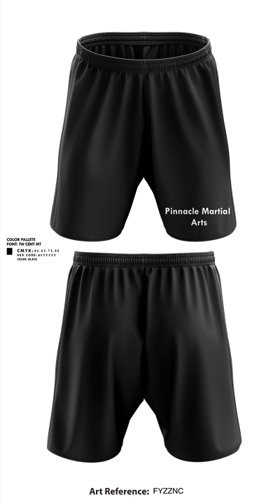 Pinnacle Martial Arts 28485454 Athletic Shorts With Pockets - 1
