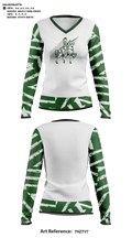 Knights Volleyball 29864361 Women's Long Sleeve V-neck Shirt - 41