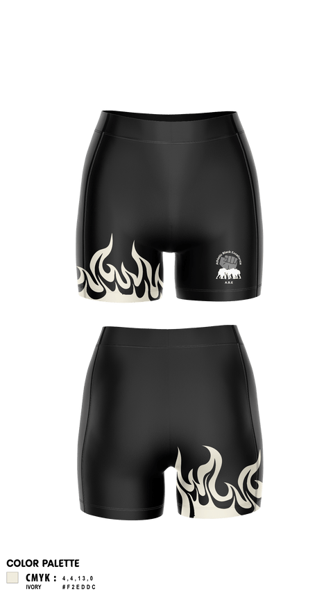 Womens Compression Shorts, Athletic Black Excellence, Track & Field, Teamtime, Team time, sublimation, custom sports apparel, team uniforms, spirit wear, spiritwear, sports uniforms, custom shirts, team store, custom team store, fundraiser sports, apparel fundraiser