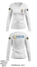 CID 22858529 Women's Long Sleeve V-neck Shirt - 2