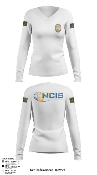 Womens Long Sleeve Vneck Shirt, CID, Navy, Teamtime, Team time, sublimation, custom sports apparel, team uniforms, spirit wear, spiritwear, sports uniforms, custom shirts, team store, custom team store, fundraiser sports, apparel fundraiser