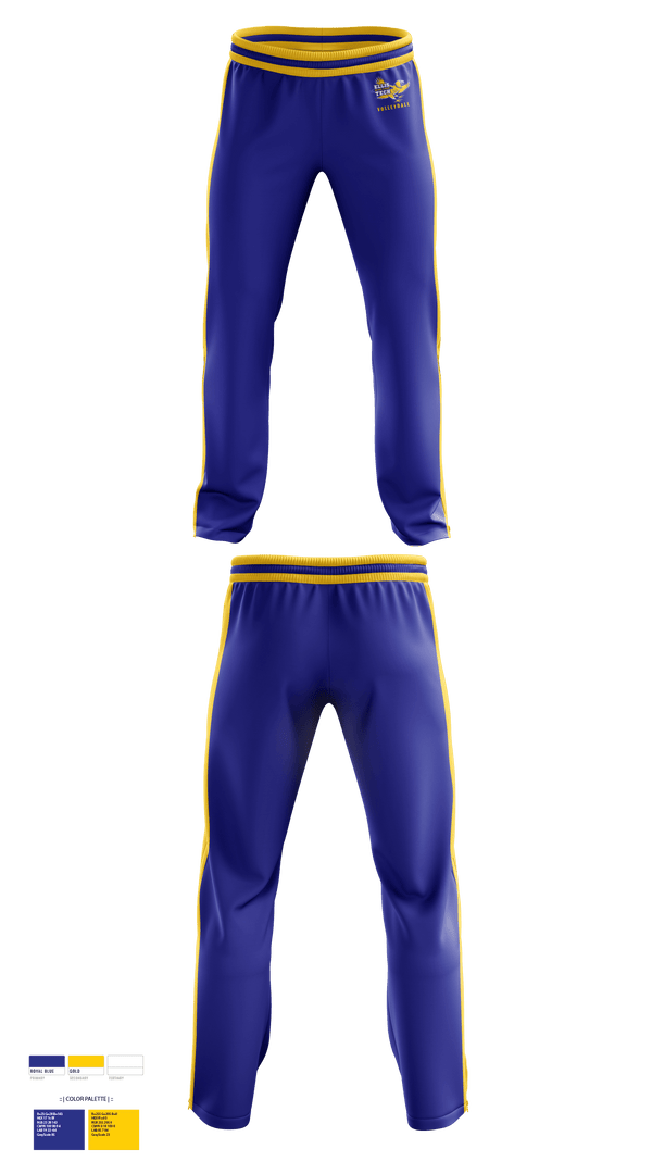 Sweatpants, Harvard H Ellis R V Tech School Volleyball, Women's Volleyball, Teamtime, Team time, sublimation, custom sports apparel, team uniforms, spirit wear, spiritwear, sports uniforms, custom shirts, team store, custom team store, fundraiser sports, apparel fundraiser