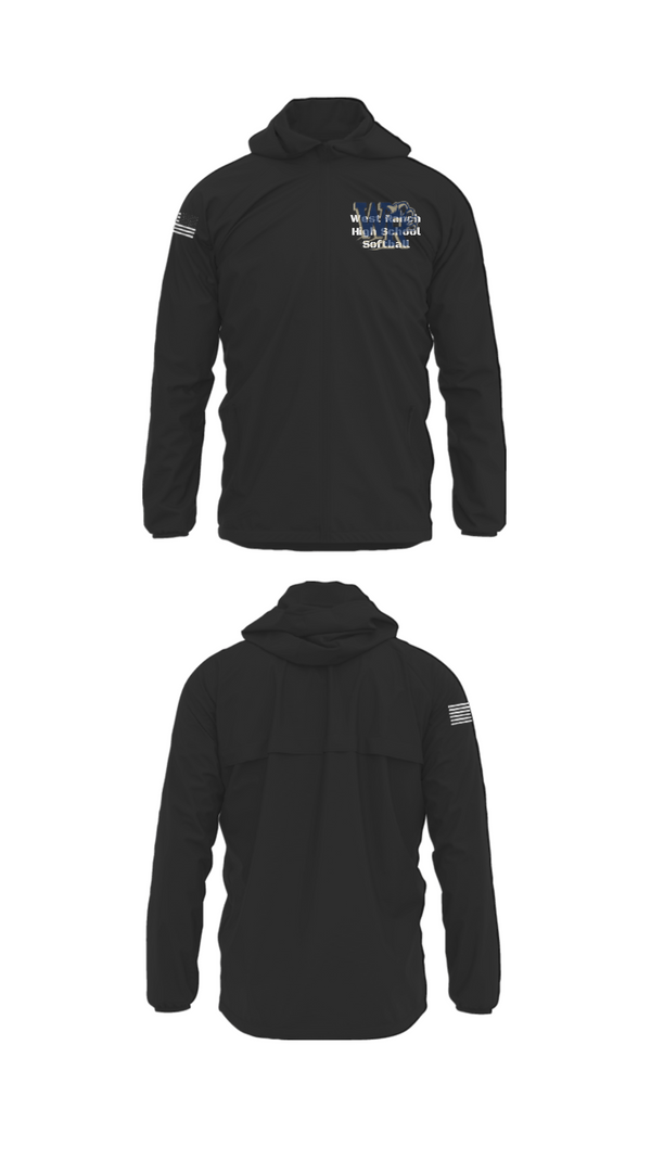 Windbreaker, West Ranch High School Softball, Softball, Teamtime, Team time, sublimation, custom sports apparel, team uniforms, spirit wear, spiritwear, sports uniforms, custom shirts, team store, custom team store, fundraiser sports, apparel fundraiser