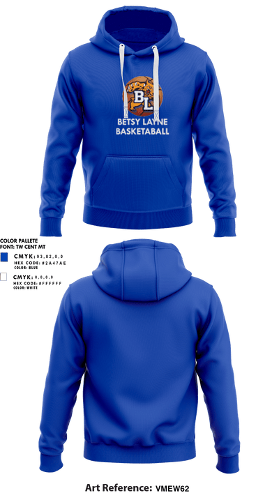 Betsy Layne High School Basketball 78888700 Hoodie - 1