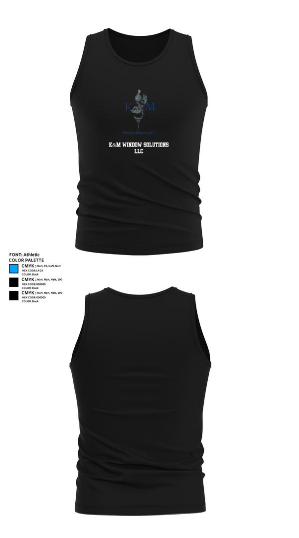 Tank Top, K&M window solutions llc, , Teamtime, Team time, sublimation, custom sports apparel, team uniforms, spirit wear, spiritwear, sports uniforms, custom shirts, team store, custom team store, fundraiser sports, apparel fundraiser