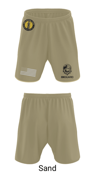 Athletic Shorts With Pockets, Recruiting & Retention Battalion, National Guard, Teamtime, Team time, sublimation, custom sports apparel, team uniforms, spirit wear, spiritwear, sports uniforms, custom shirts, team store, custom team store, fundraiser sports, apparel fundraiser