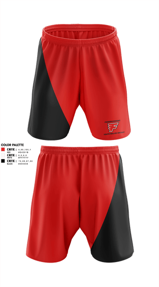 Athletic Shorts With Pockets, Fredericksburg Youth Roller Hockey, Ice Hockey, Teamtime, Team time, sublimation, custom sports apparel, team uniforms, spirit wear, spiritwear, sports uniforms, custom shirts, team store, custom team store, fundraiser sports, apparel fundraiser