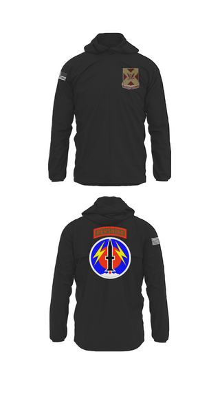 Windbreaker, 4/9 Field Artillery 56 Command (Pershing), Army, Teamtime, Team time, sublimation, custom sports apparel, team uniforms, spirit wear, spiritwear, sports uniforms, custom shirts, team store, custom team store, fundraiser sports, apparel fundraiser