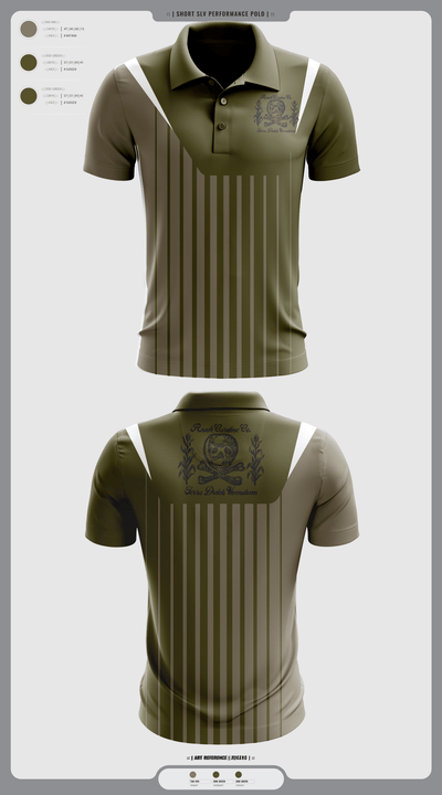Ruck Caroline Co. 37189797 Short Sleeve Performance Polo - 38