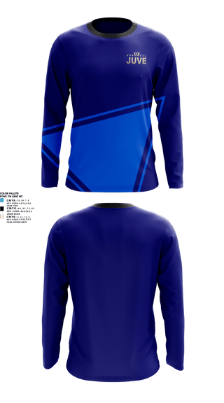 Long Sleeve Performance Shirt, EP Juventus, Men's Soccer, Teamtime, Team time, sublimation, custom sports apparel, team uniforms, spirit wear, spiritwear, sports uniforms, custom shirts, team store, custom team store, fundraiser sports, apparel fundraiser
