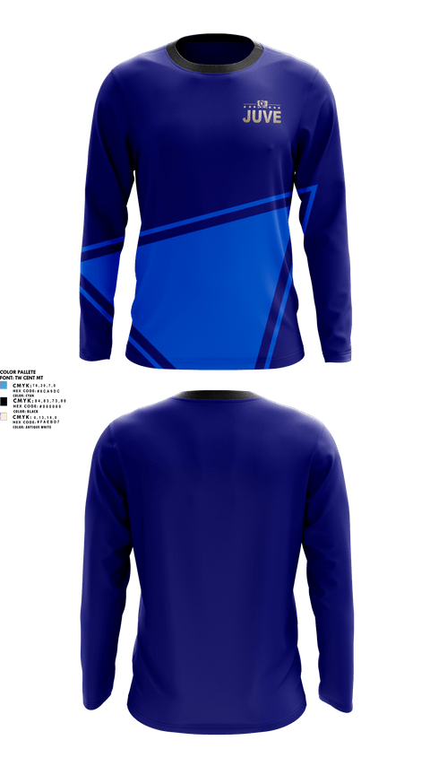 Long Sleeve Performance Shirt, EP Juventus, Men's Soccer, Teamtime, Team time, sublimation, custom sports apparel, team uniforms, spirit wear, spiritwear, sports uniforms, custom shirts, team store, custom team store, fundraiser sports, apparel fundraiser
