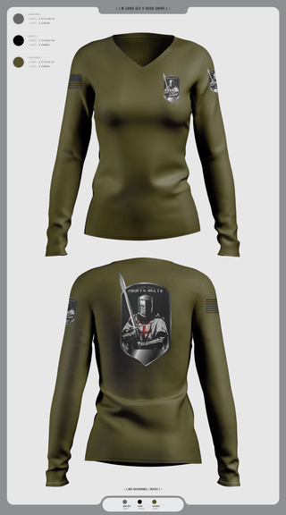 Womens Long Sleeve Vneck Shirt 1, Gruppe Delta, Police, Teamtime, Team time, sublimation, custom sports apparel, team uniforms, spirit wear, spiritwear, sports uniforms, custom shirts, team store, custom team store, fundraiser sports, apparel fundraiser