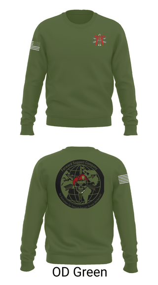 Crew Neck Sweatshirt, FSC 1-1SFG, Army, Teamtime, Team time, sublimation, custom sports apparel, team uniforms, spirit wear, spiritwear, sports uniforms, custom shirts, team store, custom team store, fundraiser sports, apparel fundraiser