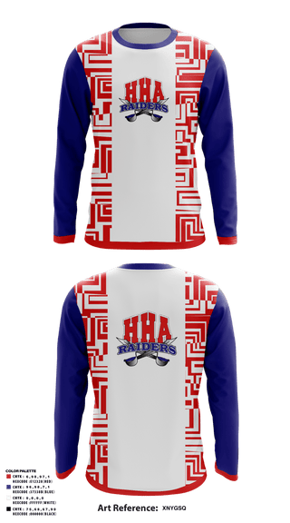 Long Sleeve Performance Shirt, Holly Hill Academy Football, Football, Teamtime, Team time, sublimation, custom sports apparel, team uniforms, spirit wear, spiritwear, sports uniforms, custom shirts, team store, custom team store, fundraiser sports, apparel fundraiser