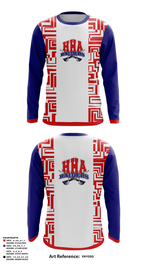 Long Sleeve Performance Shirt, Holly Hill Academy Football, Football, Teamtime, Team time, sublimation, custom sports apparel, team uniforms, spirit wear, spiritwear, sports uniforms, custom shirts, team store, custom team store, fundraiser sports, apparel fundraiser