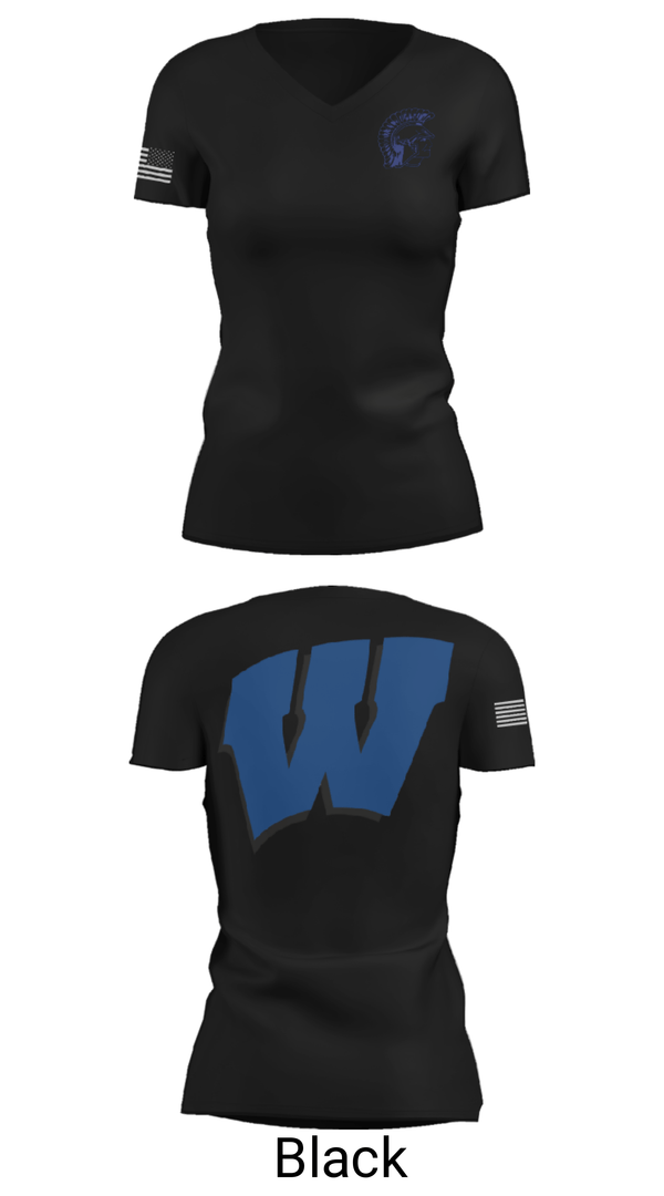 Womens Short Sleeve Vneck Shirt, James B Hunt High School Football, Football, Teamtime, Team time, sublimation, custom sports apparel, team uniforms, spirit wear, spiritwear, sports uniforms, custom shirts, team store, custom team store, fundraiser sports, apparel fundraiser