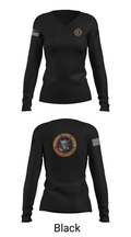 Battle Space Surveillance Company 88540160 Women's Long Sleeve V-neck Shirt - 37
