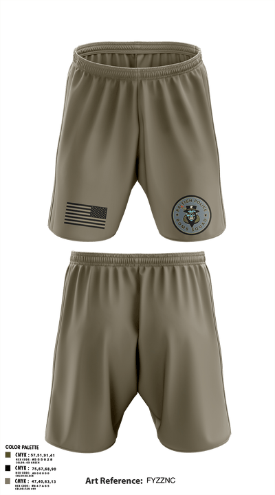 Raleigh Police Bomb Squad 92795368 Athletic Shorts With Pockets - 3
