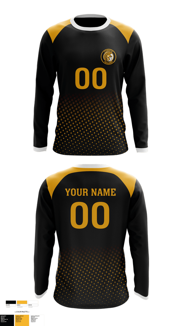 Long Sleeve Performance Shirt, Canute High School Volleyball, Men's Volleyball, Teamtime, Team time, sublimation, custom sports apparel, team uniforms, spirit wear, spiritwear, sports uniforms, custom shirts, team store, custom team store, fundraiser sports, apparel fundraiser