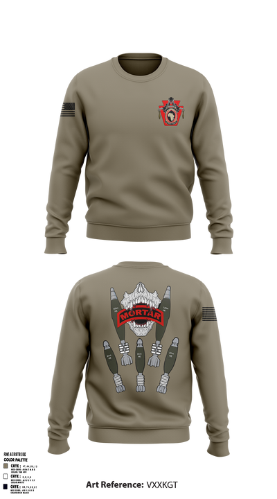 Mortar 1-111 Crew Neck Sweatshirt - 1
