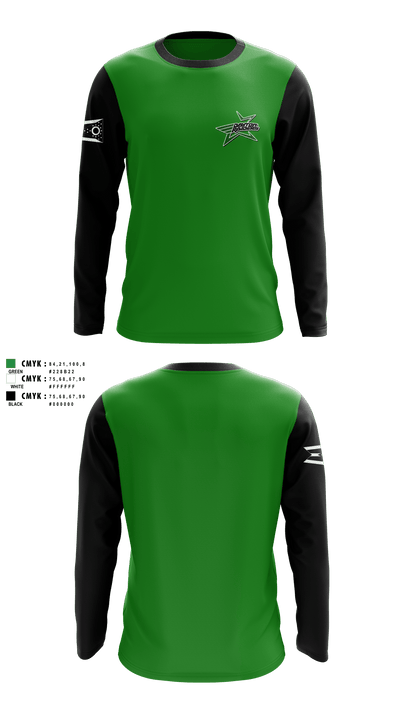 Dayton Raiders Swim Academy 48936656 Long Sleeve Performance Shirt 6