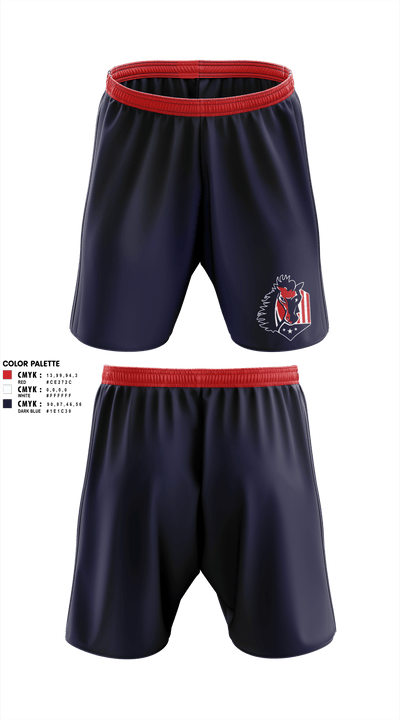 Pittsburg Youth Soccer Club 61259504 Athletic Shorts With Pockets - 1